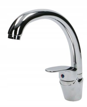 shumee Samostoječa kromirana kuhinjska armatura s premičnim izlivom tip F Daisy