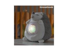 Alum online Plišasta igrača ježek z belim šumom in projektorjem nočne luči - InnovaGoods Spikey