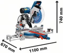 BOSCH Professional GCM 12 GDL čelilna in zajeralna žaga (0601B23600)