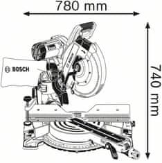 BOSCH Professional GCM 12 GDL čelilna in zajeralna žaga (0601B23600)