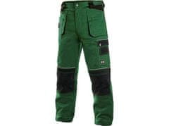 CXS Delovne hlače ORION TEODOR, zeleno-črne 