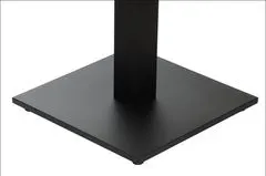 STEMA Kovinski podstavek za mizo SH-2011-2/B. Dimenzije 45x45x72 cm. Črna.
