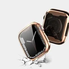 Dux Ducis Samo ovitek z zaščitnim steklom za Apple Watch 4/5/6/SE 44mm, roza