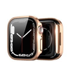 Dux Ducis Hamo ovitek z zaščitnim steklom za Apple Watch 4/5/6/SE 40mm, roza