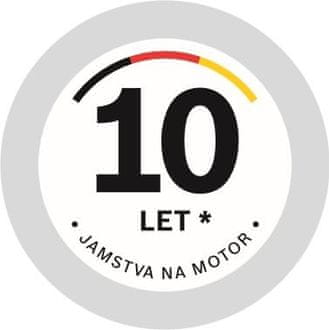 10 let jamstva na motor