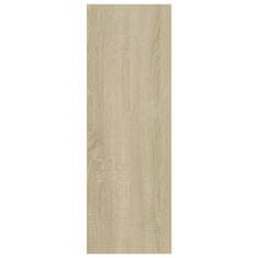 Vidaxl Knjižna omara/komoda sonoma hrast 66x30x97,8 cm iverna plošča
