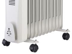 Well OIL2-2500 prenosni električni oljni radiator, moč 2500 W, 3 stopnje gretja, termostat, 11-reberni, bel