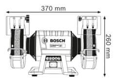 BOSCH Professional namizni dvojni brusilnik GBG 60-20 (060127A400)