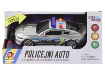 Policijski avto na vztrajniku s češkim zvokom