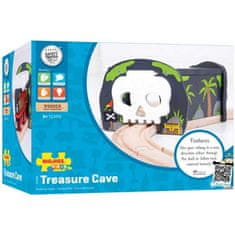 Bigjigs Rail Bigjigs Železniški predor s stikalom Cave Skull