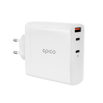 EPICO 140W omrežni polnilnik GaN - bel (9915101100142)