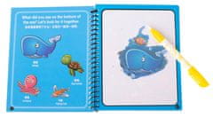 Aga Vodna knjiga z markerjem morske živali modra