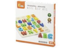Lesena sestavljanka - črke češki jezik