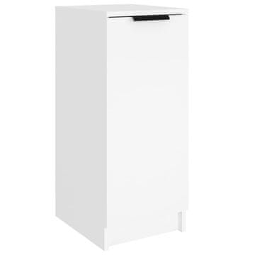 Vidaxl Omarica za čevlje bela 30x35x70 cm konstruiran les