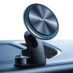 Joyroom avtomobilski magnetni nosilec brezžični induktivni qi polnilec 15W (magsafe združljiv za iphone) za armaturno ploščo srebrn (jr-zs290)