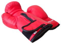 ACRAsport Boksarske rokavice PU usnje rdeče - velikost. L, 12 oz.