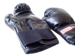 ACRAsport Boksarske rokavice PU usnje črne - velikost L, 12 oz.