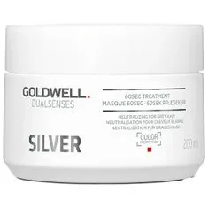 Maska za blond in sive lase Silver (60sec Treatment) (Neto kolièina 200 ml)