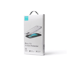 Joyroom Tempered glass for iPhone 14 Plus with transparent Knight mounting kit