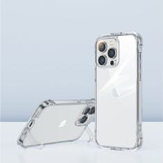 Joyroom Ohišje za iPhone 14 oklepno ohišje s stojalom s kavlji prozorno