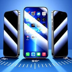 Joyroom kaljeno steklo knight 2.5d privacy tg za iphone 14 s filtrom anti-spy celoten zaslon s prozornim okvirjem (jr-p01)