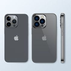 Joyroom Gel etui za iPhone 14 Plus, kovinska okvirna zaščita 14Q, črna