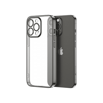 Joyroom Joyroom 14Q ovitek za iPhone 14 Plus, kovinski okvir, črn (JR-14Q3-black)