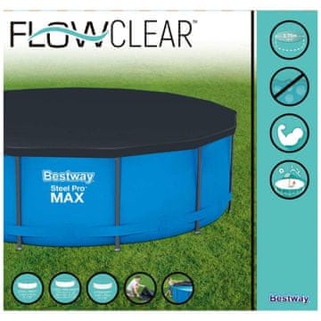 Vidaxl Pokrivalo za bazen Flowclear 366 cm
