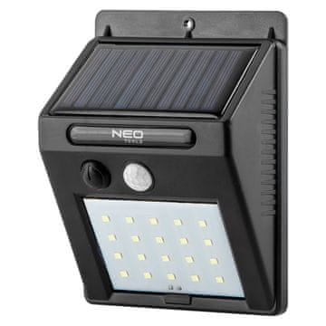 LAMPA NEO TOOLS TOP-99-055 Solarna stenska svetilka 20x LED, PIR