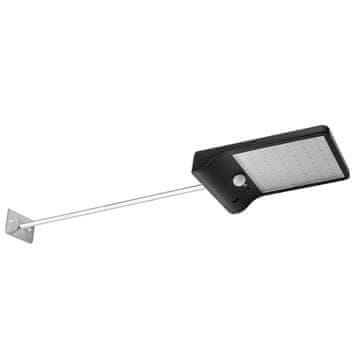 shumee Sončna ulična svetilka + daljinski upravljalnik SMD LED 450 lm