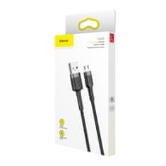 BASEUS Kabel USB-Mikro USB Cafule 2,4A 0,5 m (sivo-črn)