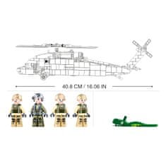 Sluban Model Bricks M38-B1012 Medicinski helikopter UH-60 Black Hawk