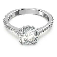 Swarovski Čudovit prstan s kristali Constella 5645250 (Obseg 50 mm)