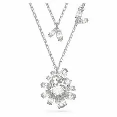 Očarljiva ogrlica s prozornimi kristali Gema 5644658
