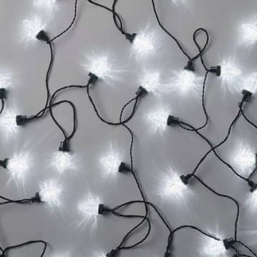 Emos 50 LED božična veriga, storžki, 9.8 m, hladna bela
