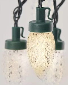  Emos 50 LED božična veriga, storžki, 9.8 m, toplo bela 