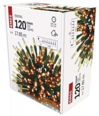Emos 120 LED božična veriga, tradicionalna, 17.85 m