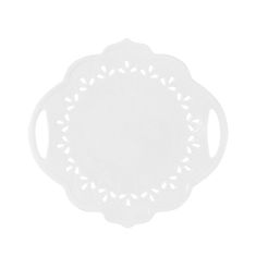 Maxwell & Williams Servirni krožnik z ročaji Lille / okrogel / porcelan