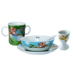 5-delni otroški set Pappa Ele / različni vzorci / porcelan