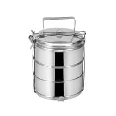 MONTINI GUERINO Posoda za prenos hrane 3-delna 16cm / inox