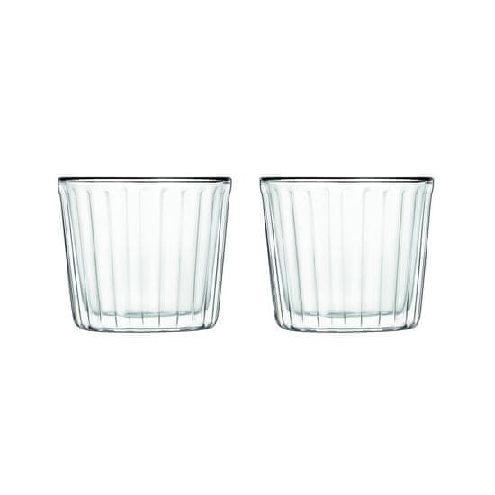 Luigi Bormioli Thermic Glass prozorna skledica set 2kos Cupcakes 240ml / steklo