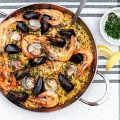 de Buyer Mineral B ponev paella 32cm / 2 ročaja / železo