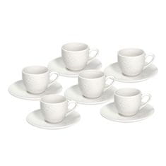 Tognana Golf bel set 6kos skodelice za espresso 90ml s podstavkom / porcelan