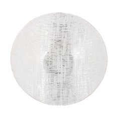 Hector skleda srebrna 30xh7cm / steklo