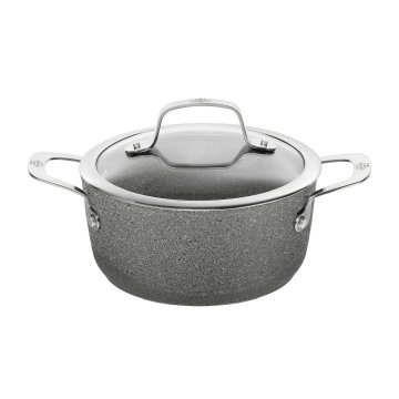 Ballarini Salina Granitium kozica s pokrovom 24cm / 2 ročaja / indukcija
