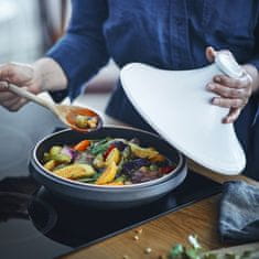 Emile Henry Tajine Delight 33cm / 4l / črno-bel / indukcija / keramika