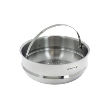 de Buyer Milady košara kuhanje na pari z ročajem 24cm / inox