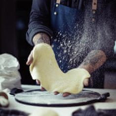 Emile Henry Okrogel, gladek pekač za pizzo 37cm / keramika / črn