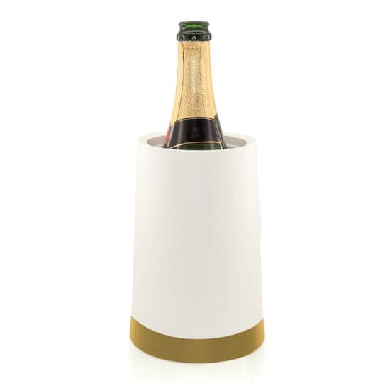 PULLTEX Termo hladilec vino/šampanj 13xh20cm bel z vložkom / pvc