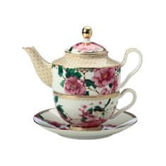 Maxwell & Williams Čajnik-skodelica s filtrom Teas&C's Silk Road Tea-for-one 380 ml / bel / porcelan